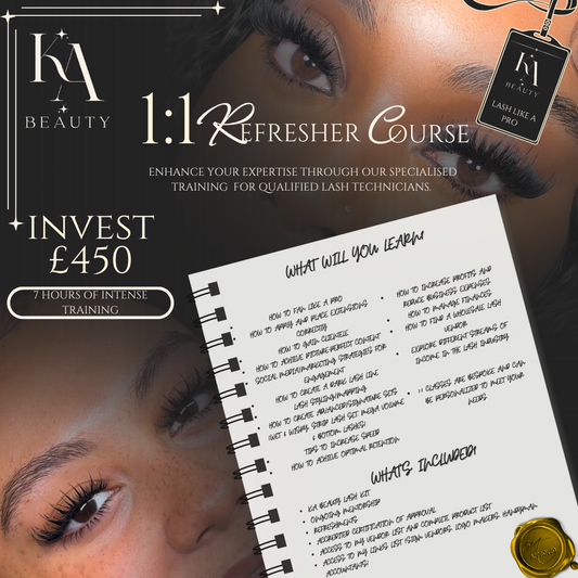 1:1 lash masterclass