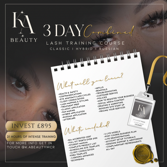3 DAY COMBINED LASH EXTENSION COURSE